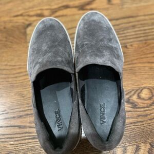 Vince Grey Warren Platform Sneaker 7.5